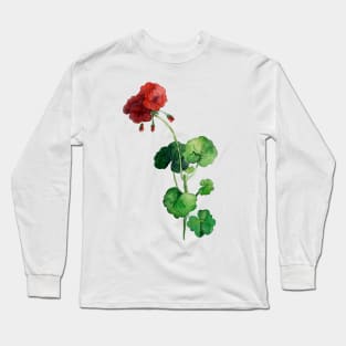 Geraniums Long Sleeve T-Shirt